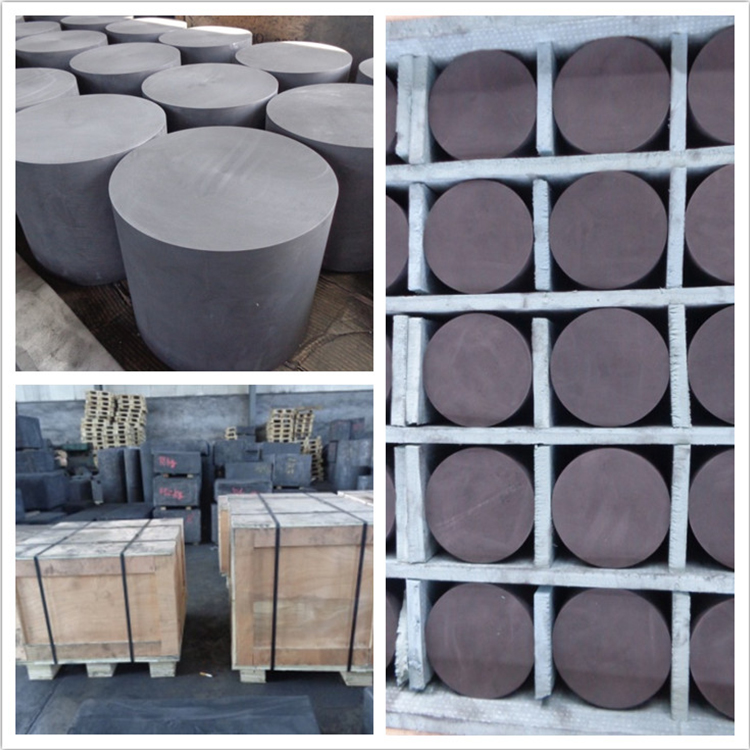 Yakanaka-yakagadzirirwa kutenderera graphite block touchina graphite molds