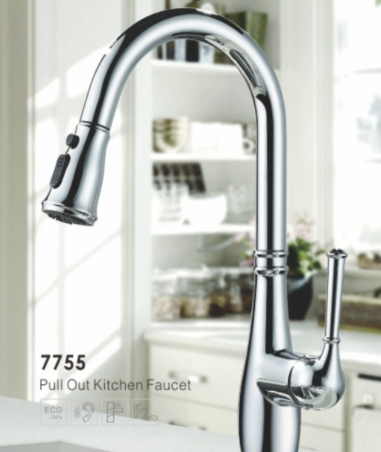 Pull out kitchen faucet 7755