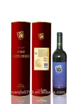 Trade Assurance Supplier Wholesale Fashion paper packaging Wine box, flip top paper wine box with magnetic catch