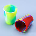 Taza de silicona personalizada taza de agua portátil portátil