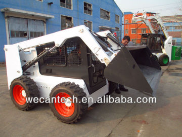 sand pushing machine skid steer loader