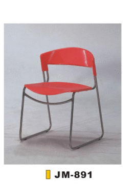 Plastic Chair with Chromed Finished Frame