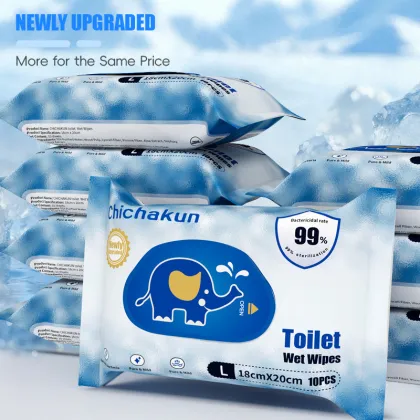 Convenient Toilet Flushable Wipes Pack
