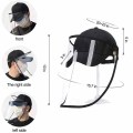 Face Shield Hat Splash Protective Anti Spitting Masker