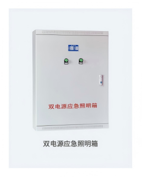 Dual power emergency lighting box