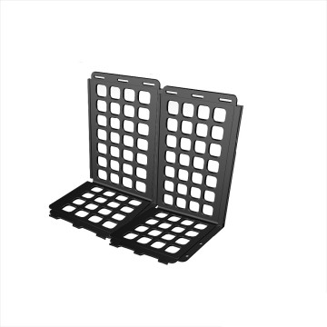 Lightweight L Shaped Free Standing Supermarket Plastic Shelf Divider