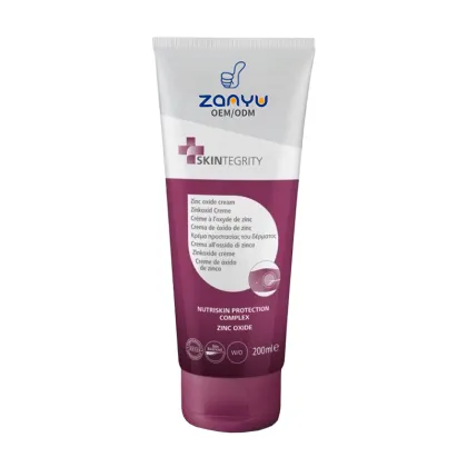 Private Label Skin Zinc Oxide Cream - 200ml Effective Skin Protection & Healing for Incontinence Care