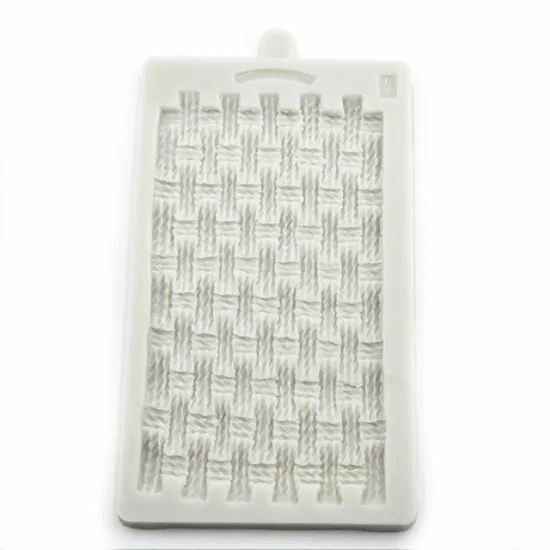 Wool Pattern Liquid Silicone Mold for Cake Edges