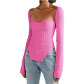 Women Casual Square Neck Pullover