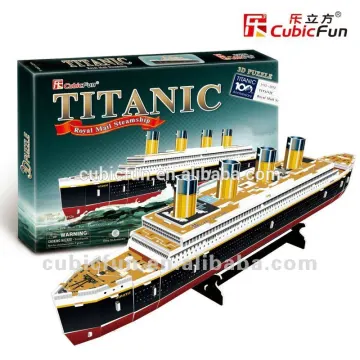 Cubic Fun 3D Puzzle Titanic giant vessel paper ship models