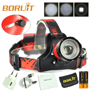 High Powrful 1000LM Rechargeable LED Headlamp with USB port