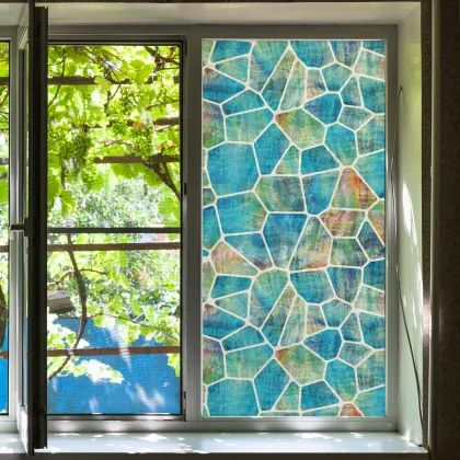 Frosted Window Film for Privacy and Heat Insulation