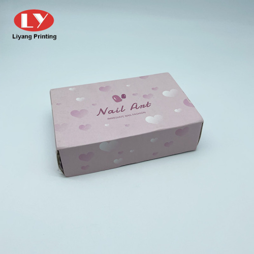 Empty Press on Fake Nails Packaging Box Custom