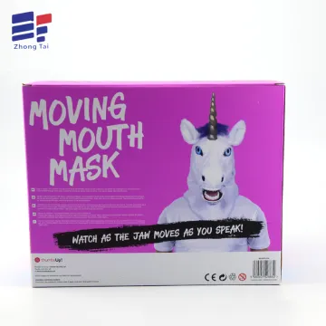 Color paper box for packaging mask