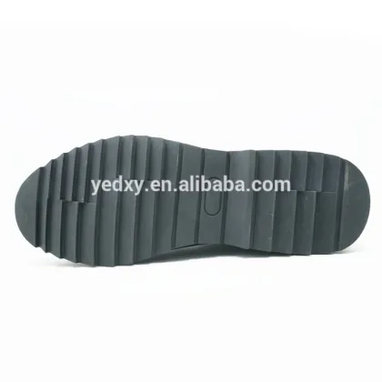 classic design high cut black color middle age men leather casual shoes