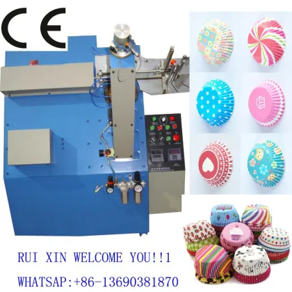 Largest selling to RUSSIAN , Alegria paper cup cake case making machine