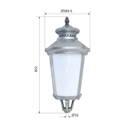 Daheng Decorative aluminium mold maker garden decor lamp R-30011