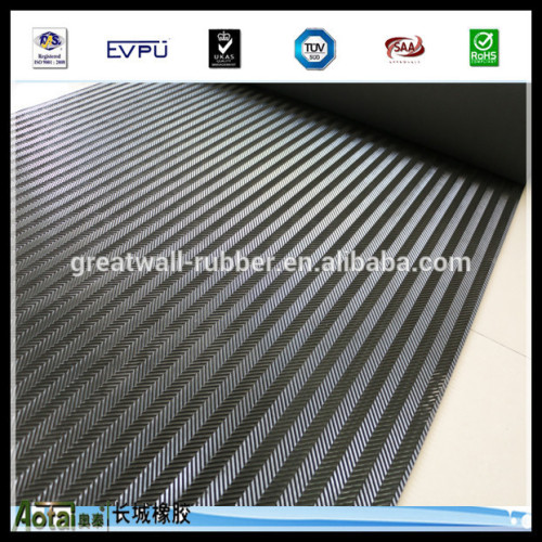 Fish Bone Surface Antislip Rubber Flooring Mat, High Quality Fish Bone