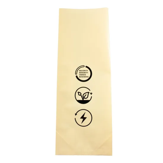Good Seal Ability compostable 5lb coffee bag with air valve
