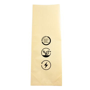 Buena habilidad de sello compostable Bolsa de café de 5 lb con válvula de aire