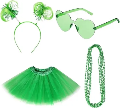 Women Kids Headband TUTU Costume Accessories Set