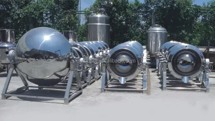 Steam Jacketed Kettle Tilting Jacketed Kettle