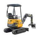 Irene XN20 2 tas de track en caoutchouc mini excavateur Crawler avec l&#39;attachement d&#39;excavatrice