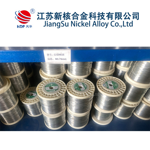 Fio de elemento de aquecimento CR20NI35 durável