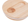 Bamboo Lid Kitchen Storage Canister With Spoon