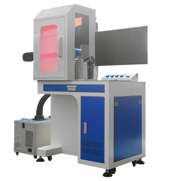 Máquina de marcação a laser de fibra MOPA semifechada