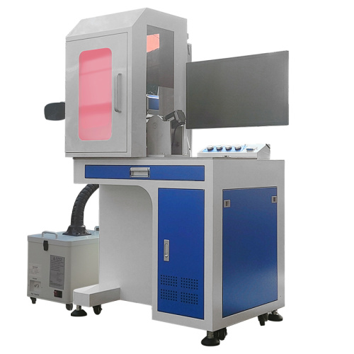 Máquina de marcação a laser de fibra MOPA semifechada