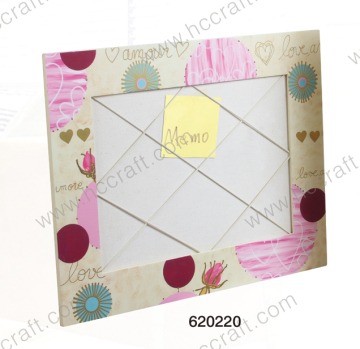 Wooden Memo Board with Silk-Screen