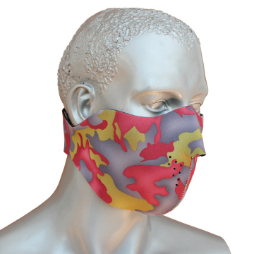 Qh-5528 Neoprene Camouflage Half Face Mask