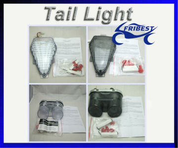 Motorcycle Led Tail Lights With Turn Signal Integr For Yamaha