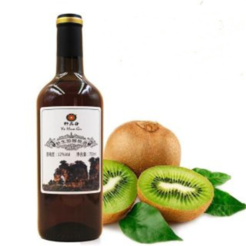 Bebida alcoólica de vinho de frutas kiwi