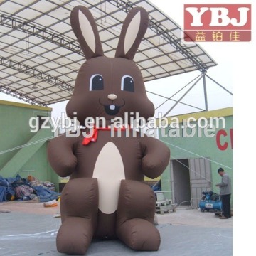 inflatable grey rabbit cartoon