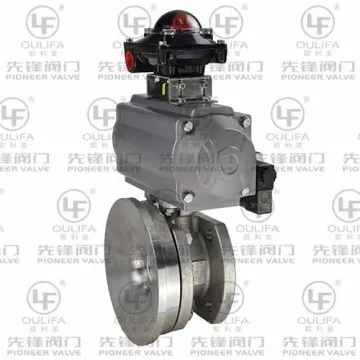 Pneumatic Tank Bottom Valve with Limit Switch