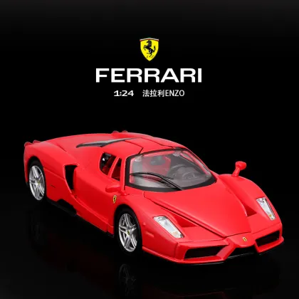 Bburago 1:24 Scale Ferrari Enzo 488 Super Racing Sports Car Metal Collectible Diecast Model