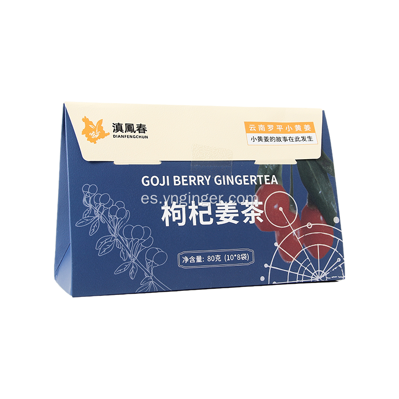 Té de jengibre y bayas de Goji