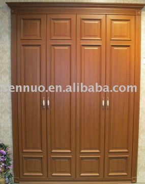 MDF Overlaid by PVC Frame-Mode Wardrobe Door