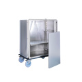 Customized Stainless Steel Kitchen Handcart with Four Wheels