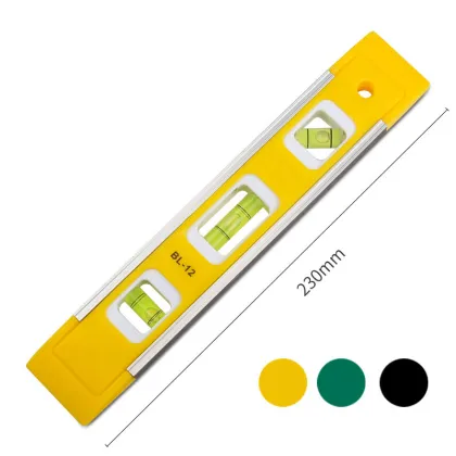 Magnetic Measuring Ruler Installation Tool - Portable Aluminum Alloy Spirit Level