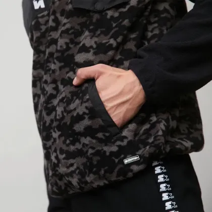 Mens Polar Fleece Cami Printed Hoodies