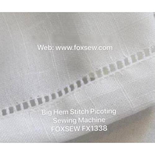 Mesin Jahit Picoting Hemstitch Lubang Besar
