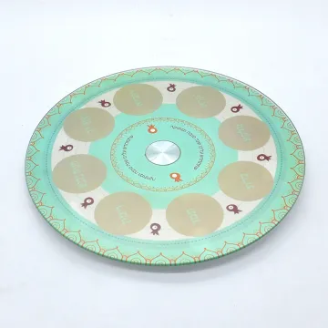 popular tempered glass rotating plate