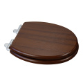 Fanmitrk MDF toilet seat walnut wood grain