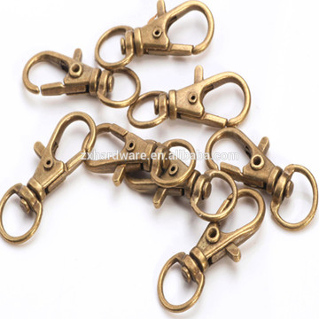 Bronze Pattern CARABINER Lobster Clasps Swivel Claw Hook