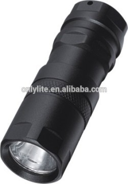 LED flashlight and torch for CR123A li-ion battery
