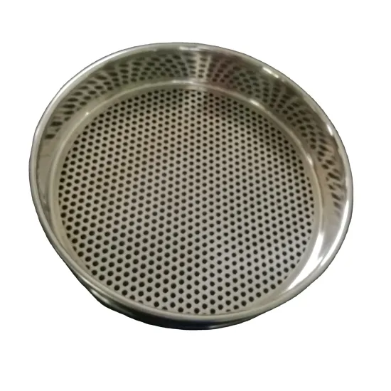 20 40 50 Micron Stainless Steel Perforated Filter Test Sieve Screen