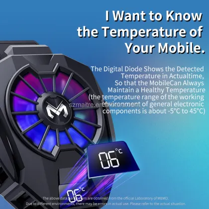 DL05 Mini Mobile Phone Radiator: Gaming Fan Cooler & Tablet Holder